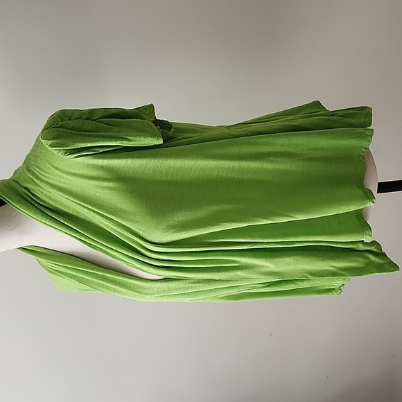 AGB Bright Green Women's Cardigan - Picture 5 of 10